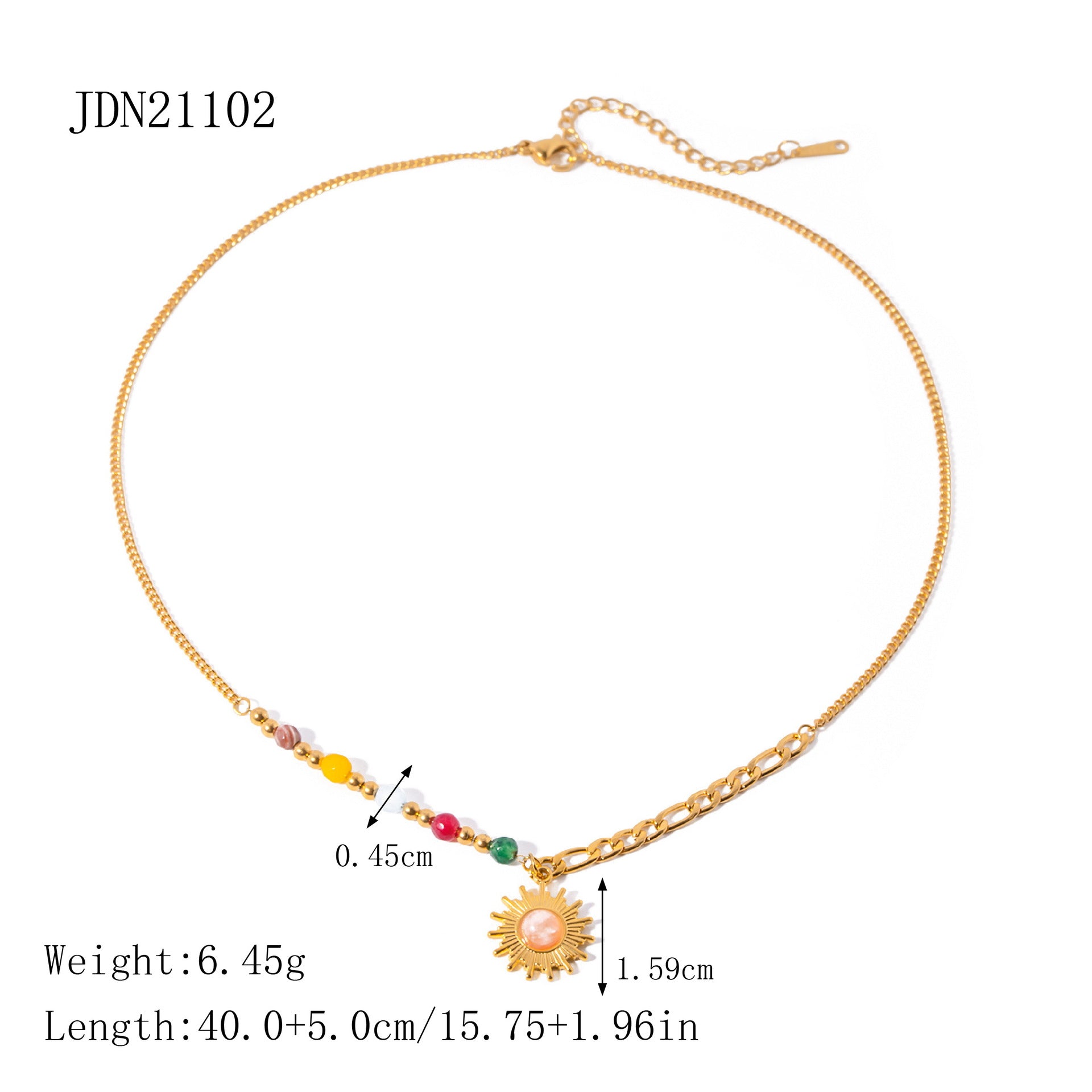 Wholesale Stainless Steel Necklace Bohemian Clavicle Chain