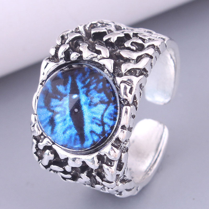 Wholesale Vintage Devil Eye Open Ring Adjustable Rings ACC-RS-Weiy001
