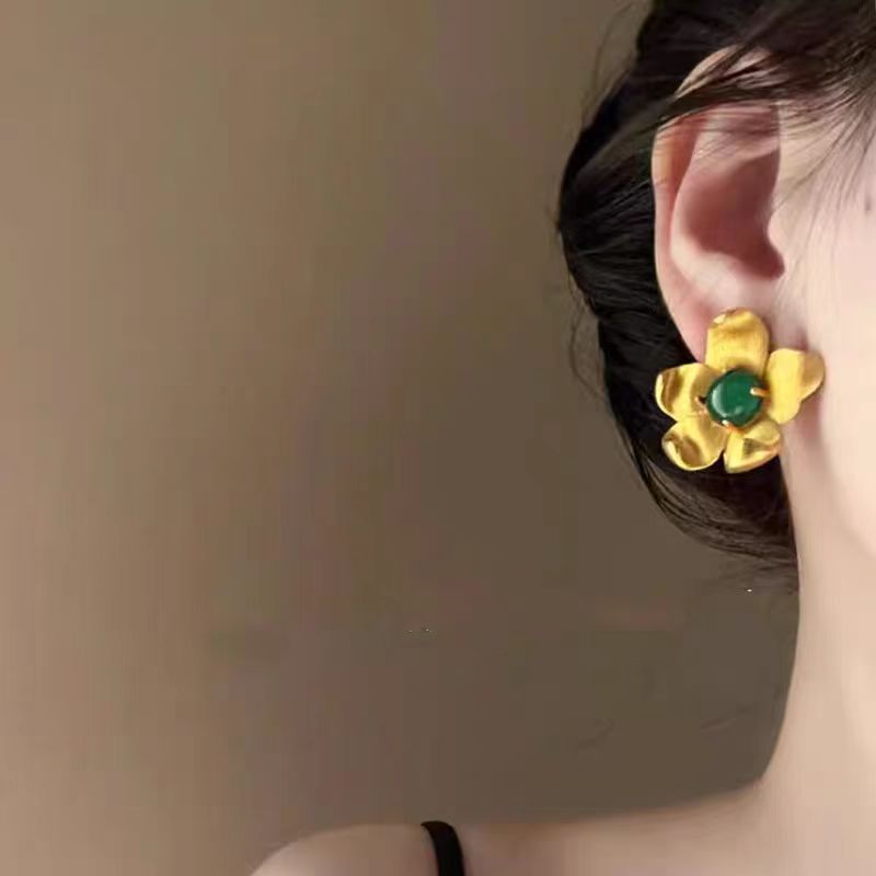 Wholesale  Pearl Flower Tassel Earrings