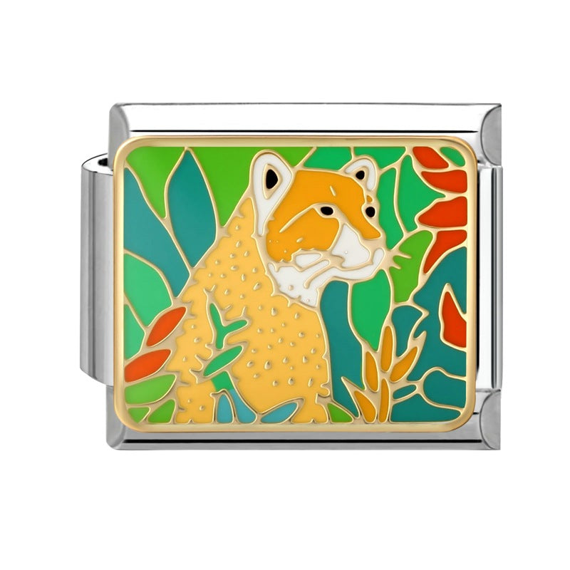 Wholesale Italian Charm Bracelet 9mm DIY Splicing Cute Creative Stainless Steel Composable Bracelet