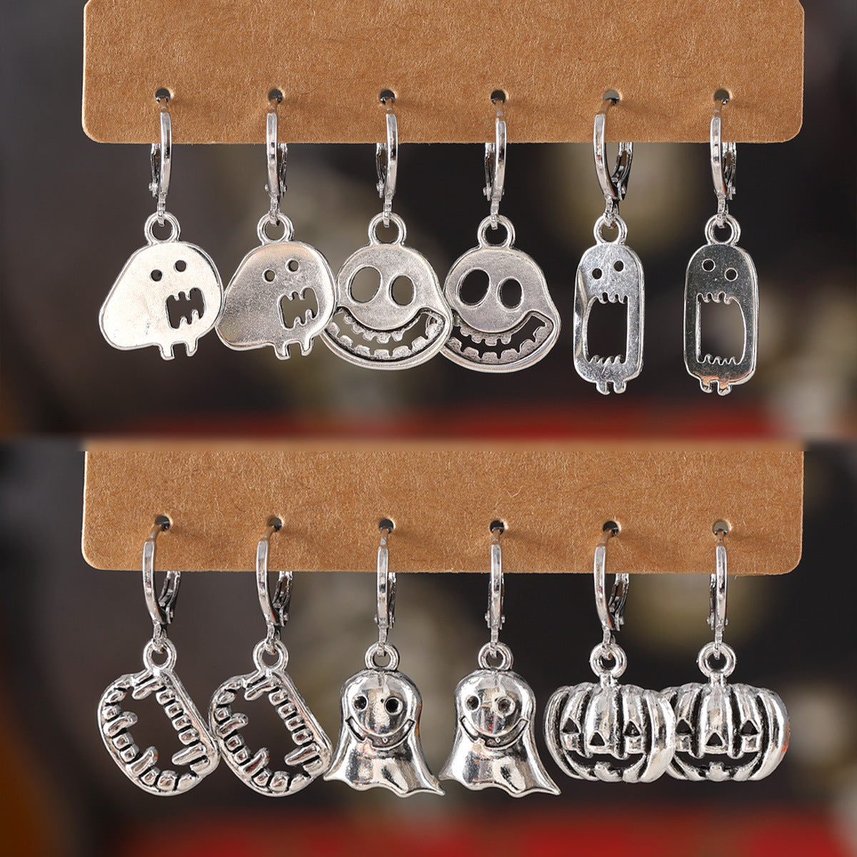 Wholesale  series skull face earrings set