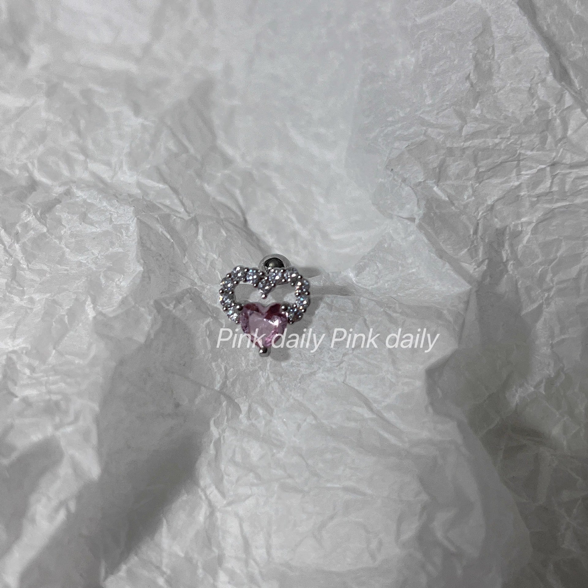 Wholesale Love Diamond Planet Titanium Steel  Earrings