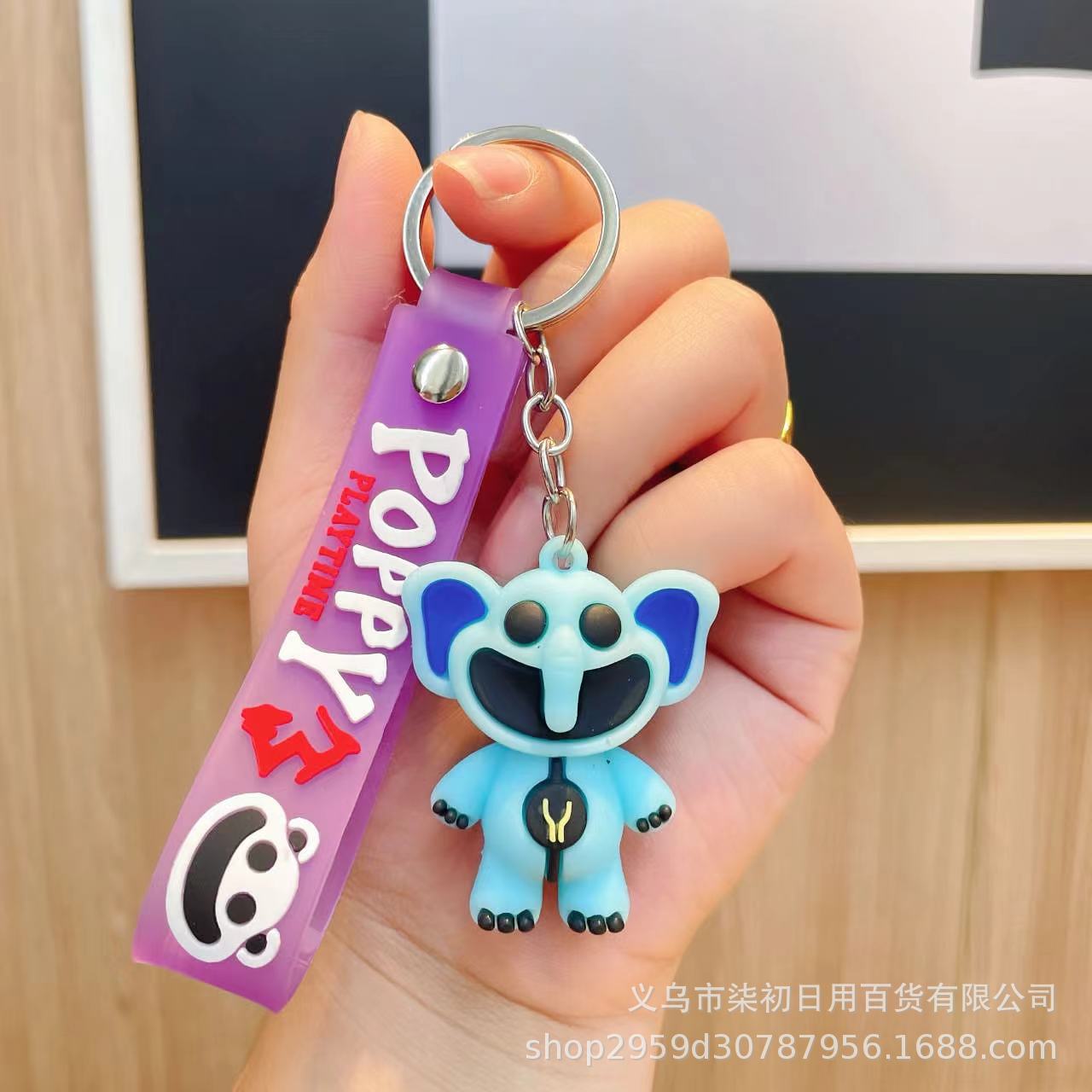 Wholesale Cartoon Cute Silicone Keychains ACC-KC-Qichu005