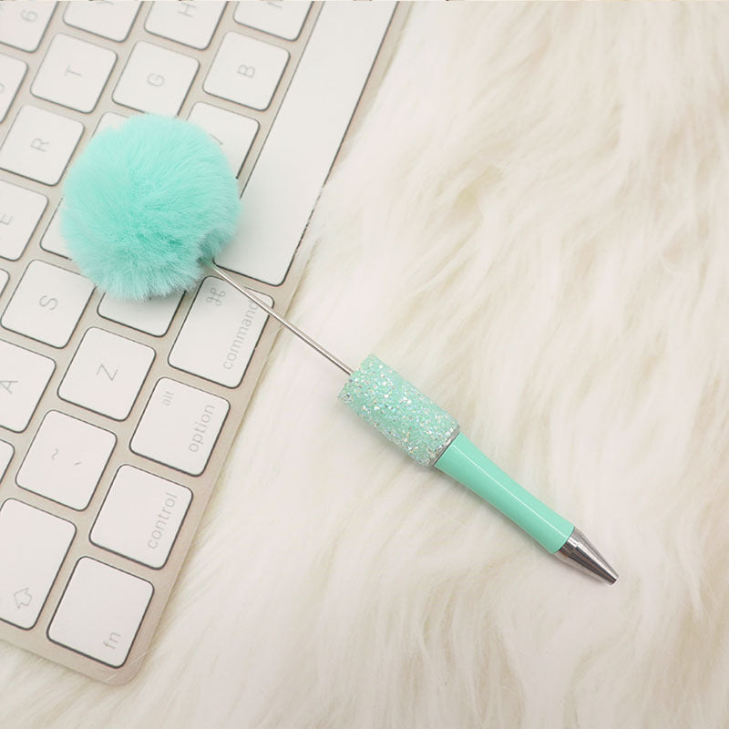 Wholesale Beadable Pens Sugar Gypsophila Hair Ball DIY Beaded Pen ACC-PN-CY004