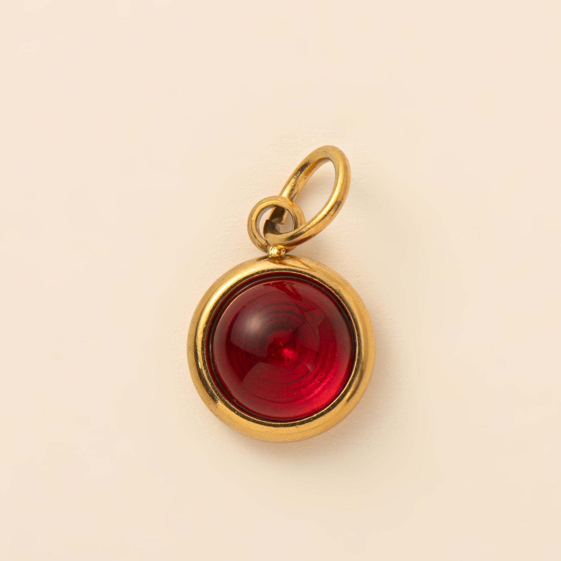 Wholesale Stainless Steel December Zirconium Birthstone Pendant Personality Necklace