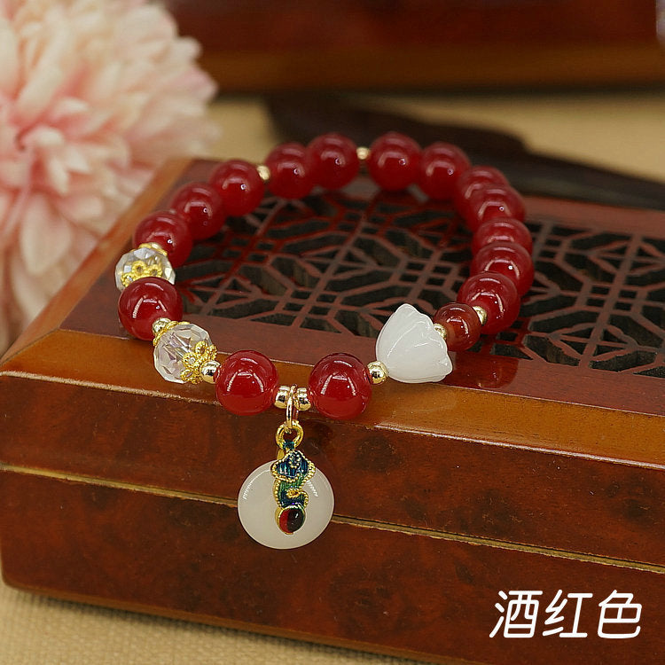 Wholesale Mixed Material Glass Inlay Jewelry Accessory Resale Gift
