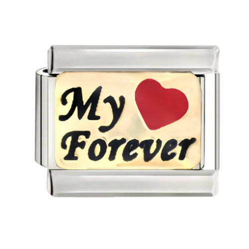 Wholesale 9mm Italian Charm Starter Bracelets DIY square Single Section Creative Stainless Steel Composable Bracelet
