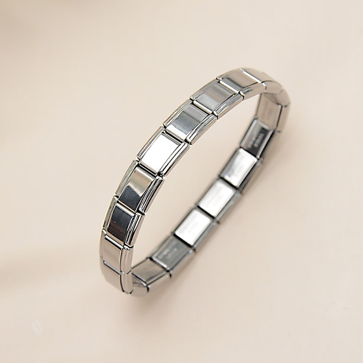 Wholesale DIY Modular Heart Shape Bracelet Chain Stainless Steel Fashion Accessory for Resale