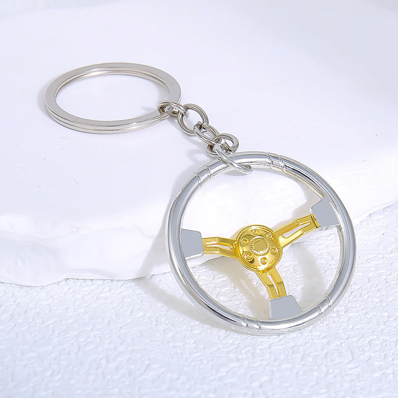 Wholesale  car steering wheel model keychain