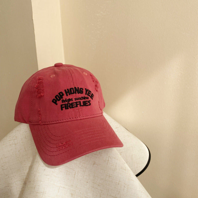 Wholesale Children's alphabet embroidered baseball cap