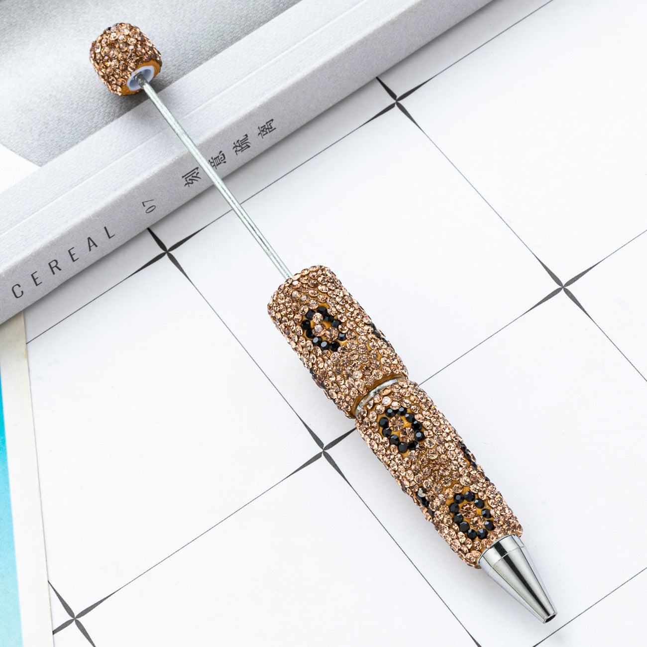 Wholesale Leopard Print Beadable Diamond Pens