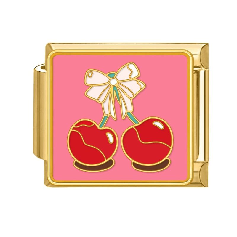 Wholesale 9mm Italian Charm Starter Bracelets DIY square Single Section Creative Stainless Steel Composable Bracelet