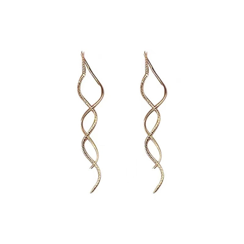 Wholesale  Super Fairy Wave Tassel Ear Line  Earrings