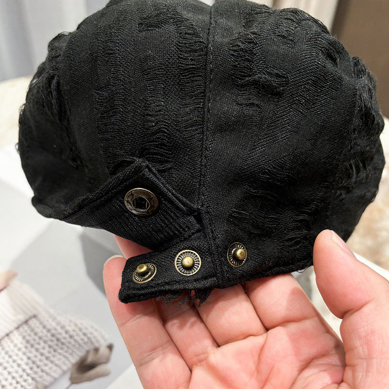 Wholesale Retro Old Dressed Duck Tongue Hat  Baseball cap