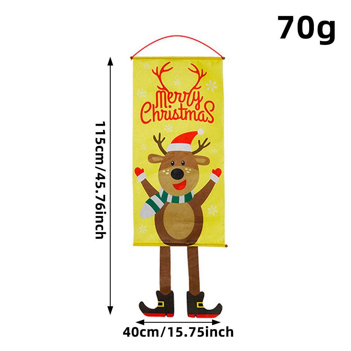 Wholesale  Christmas Decorations Fabric Hanging Legs Creative Hanging Flags