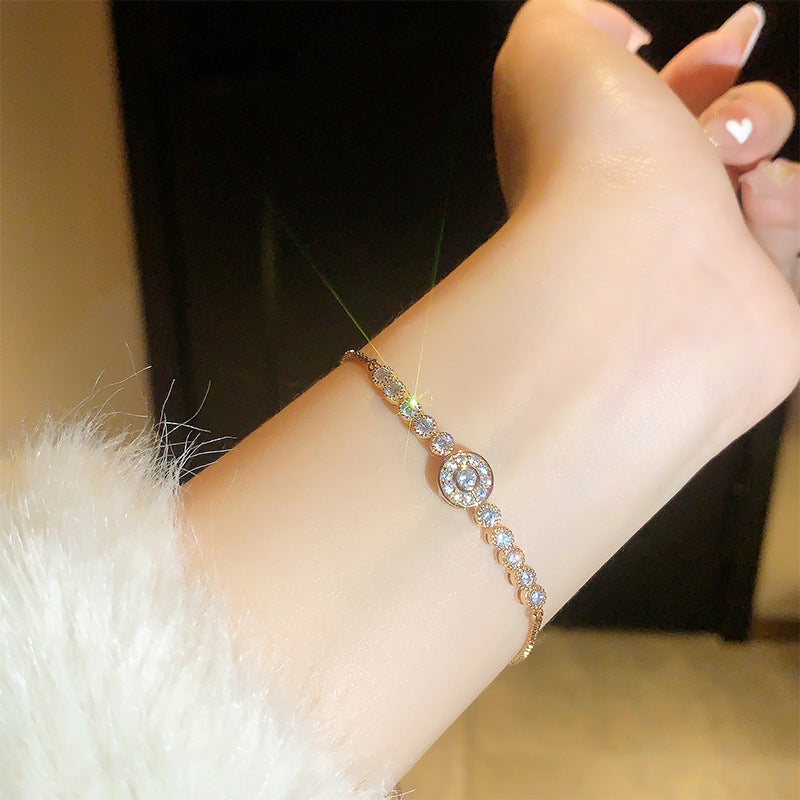 Wholesale Zircon Flower Bracelet Zircon Bracelets ACC-BT-Miaosi007