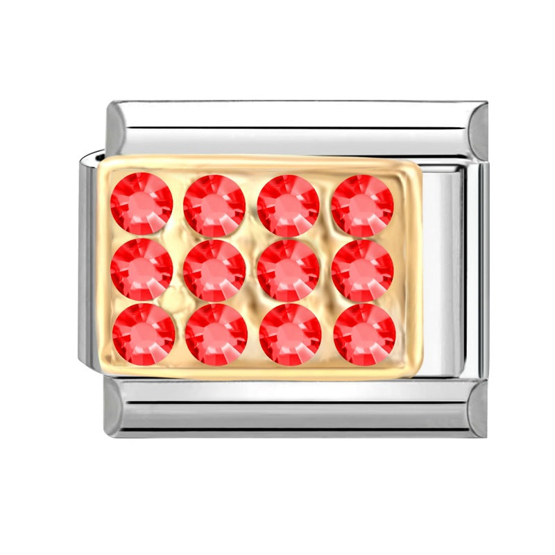 Wholesale Italian modular bracelet 9mm DIY splicing detachable simple pattern stainless steel combinable bracelet