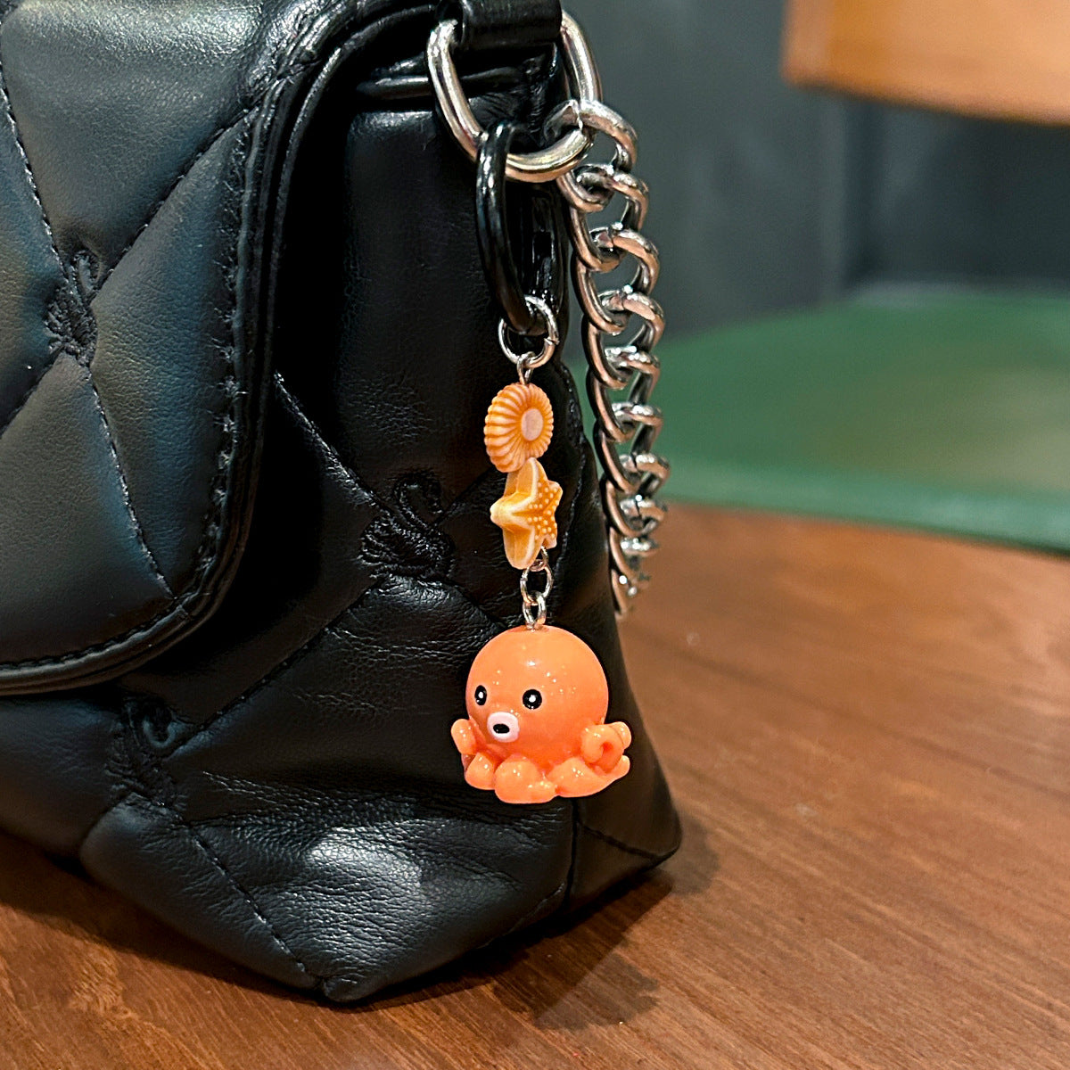 Wholesale Cute Marine Small Animal Mobile Phone Lanyard Resin Keychain