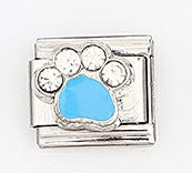 Wholesale Stylish Italian Style Dog Paw Modular Bracelet Stainless Steel Electroplated Fashion Accessory For Gift And Resale