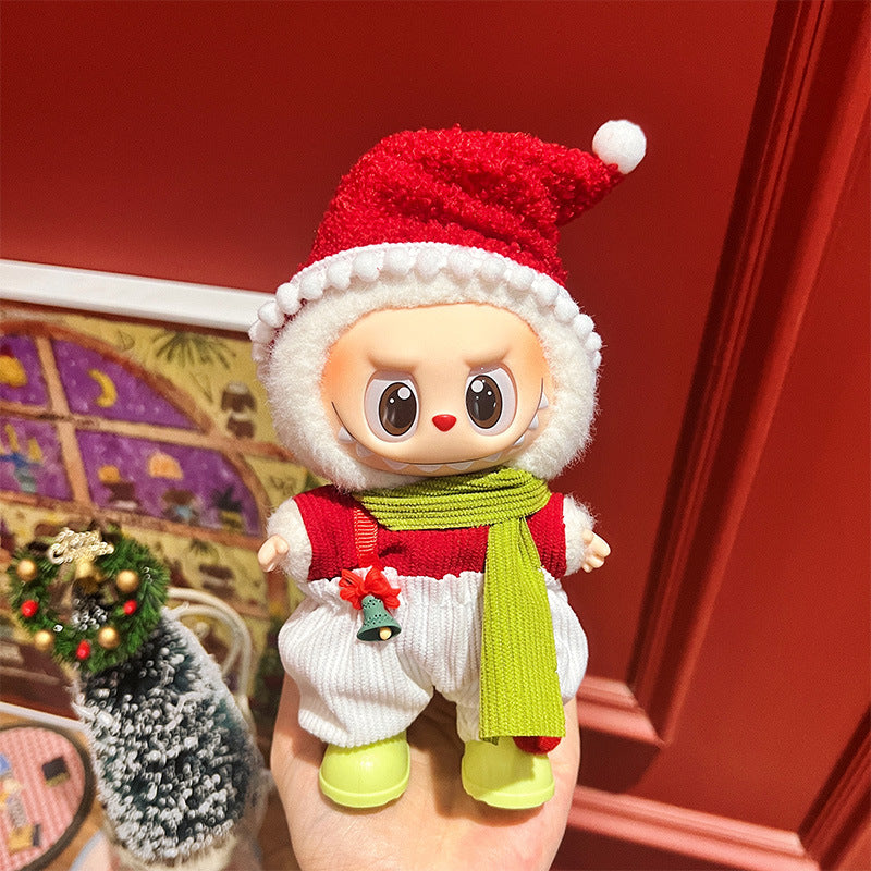 Wholesale Christmas Cute cartoon mini doll clothes