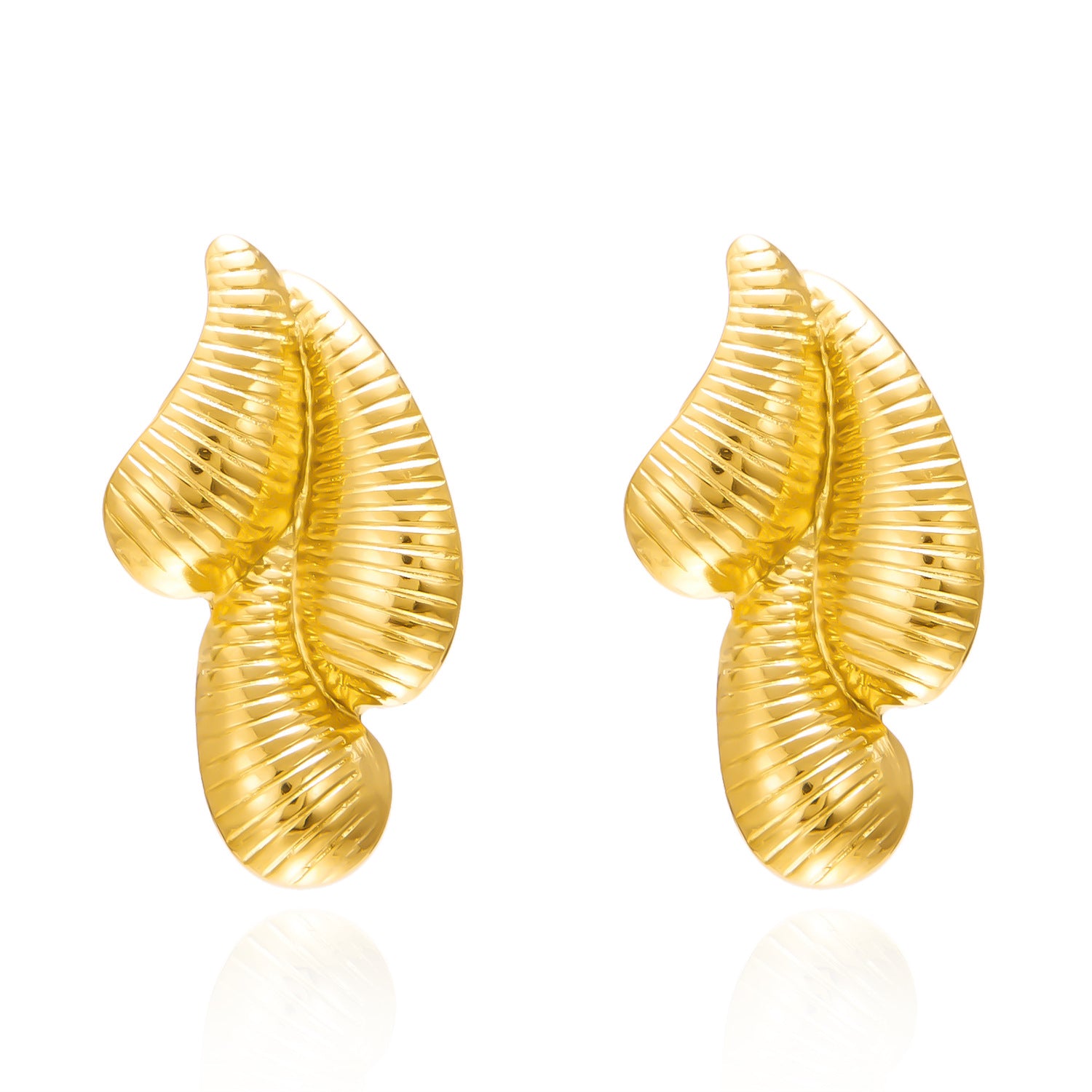 Wholesale Geometric Stainless Steel Drop Earrings Light Luxury Earrings