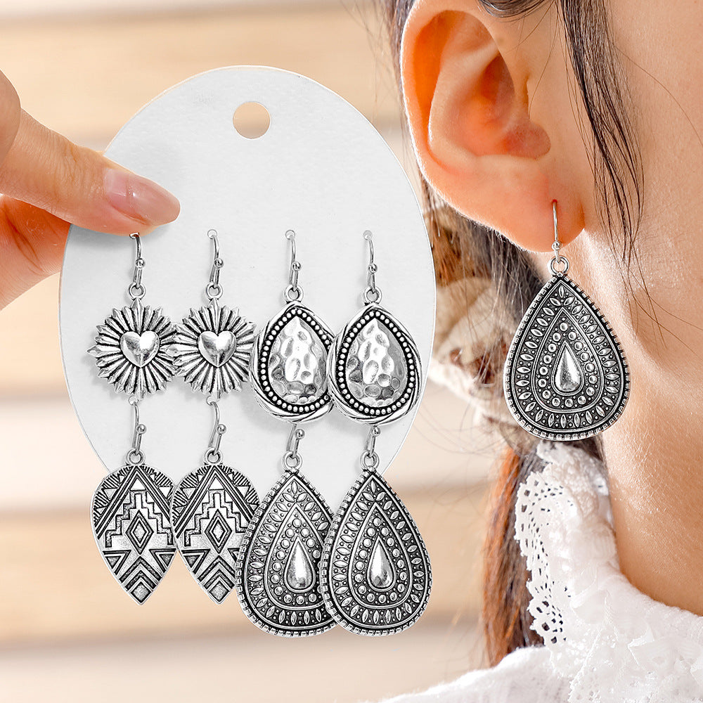 Wholesale Trendy Minimalist Earrings with a High-End Feel,  Vintage Ethnic Style,  Simple and Exquisite Versatile Earrings Wholesale Yiwu