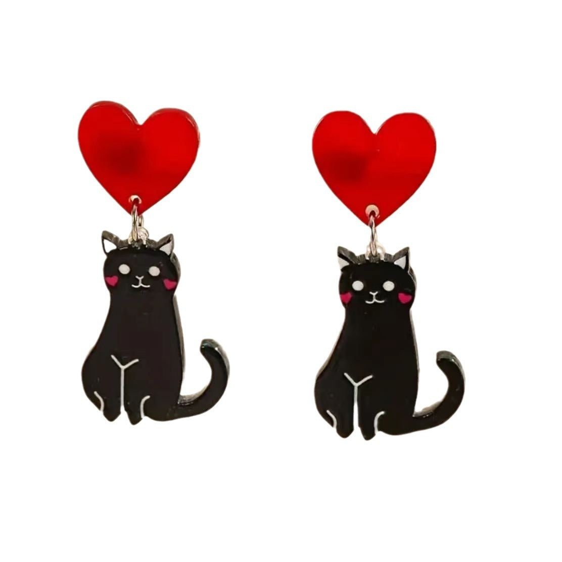 Wholesale Halloween Luminous Skull Acrylic Earrings