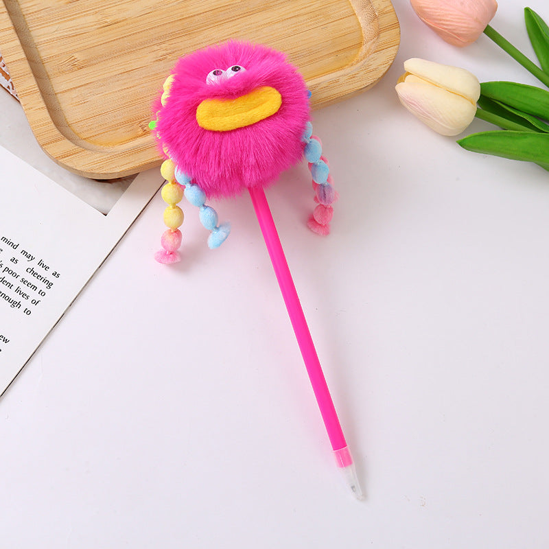Wholesale braided ugly cute brushcartoon cute pen