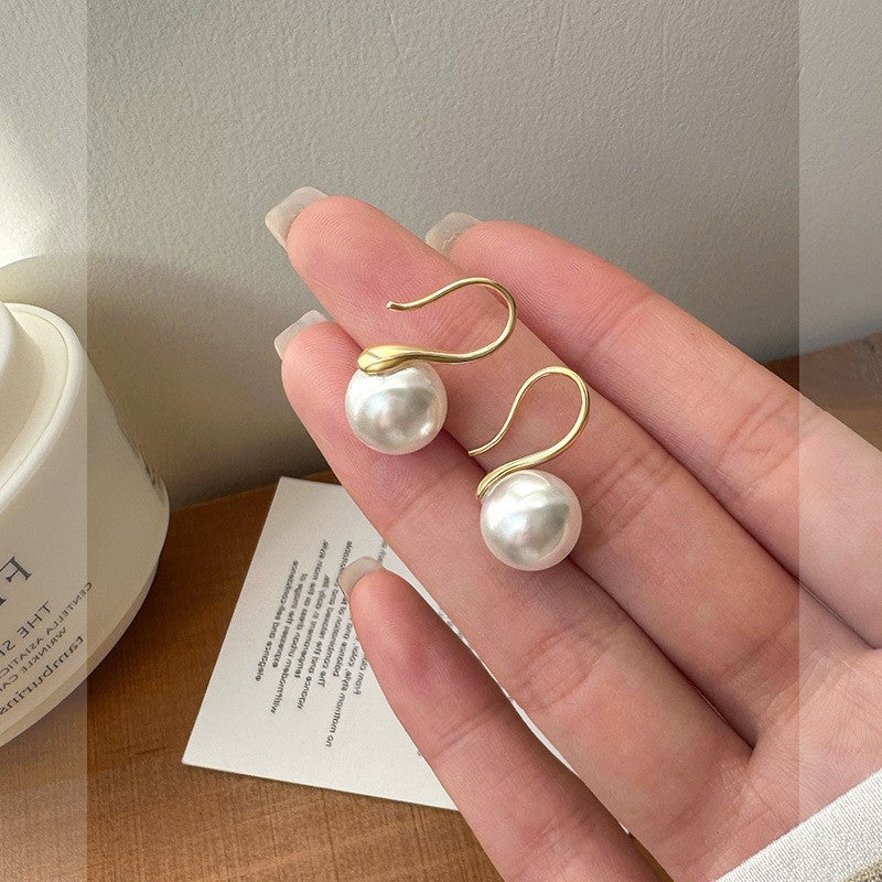 Wholesale Baroque Shaped Pearl Pendant Earrings ACC-ES-Tongs001