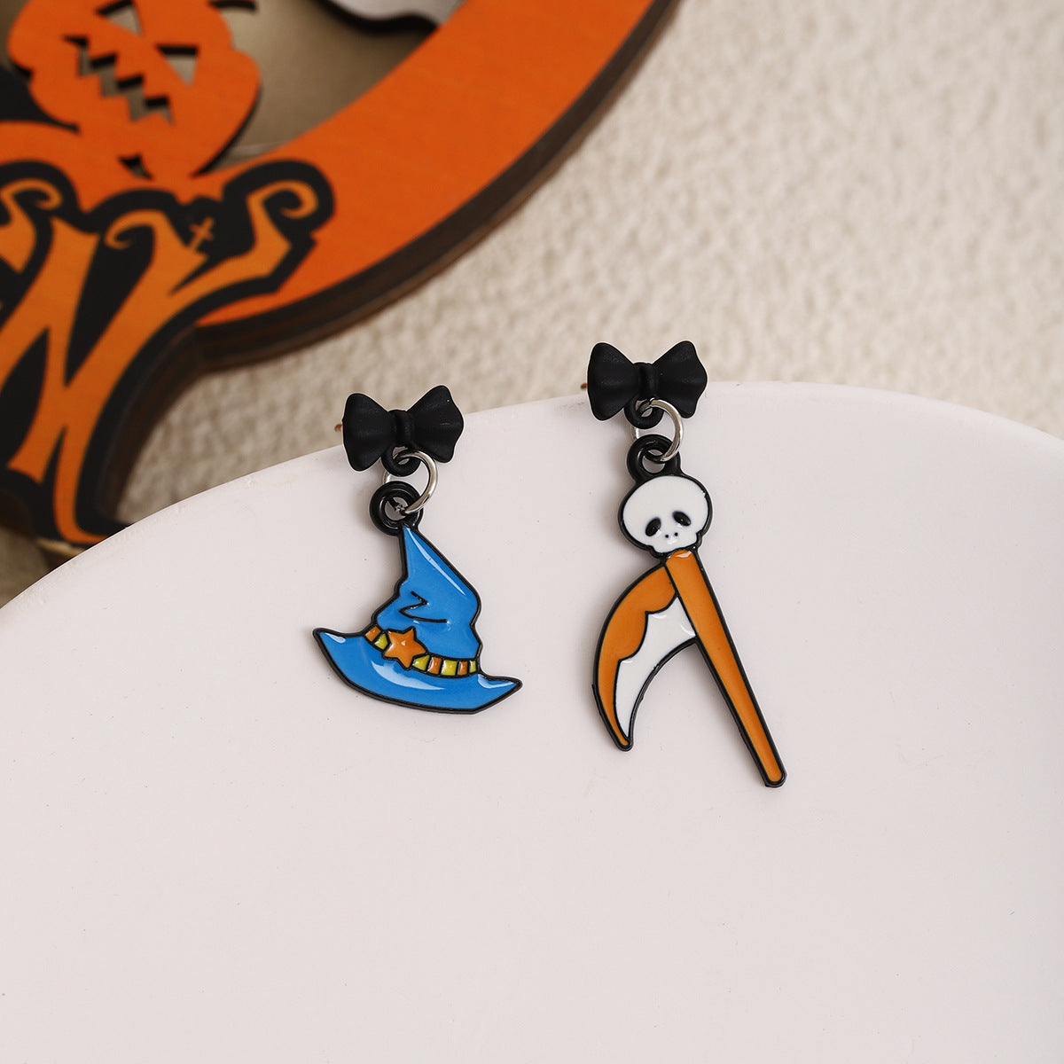 Wholesale  cartoon cute ghost pumpkin earrings