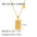 Wholesale stainless steel twelve constellation simple necklace 18K gold plated square clavicle chain