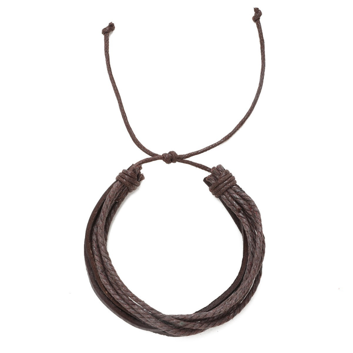 Wholesale Multi-layer Hand-woven Vintage PU Leather Bracelet ACC-BT-YTian013