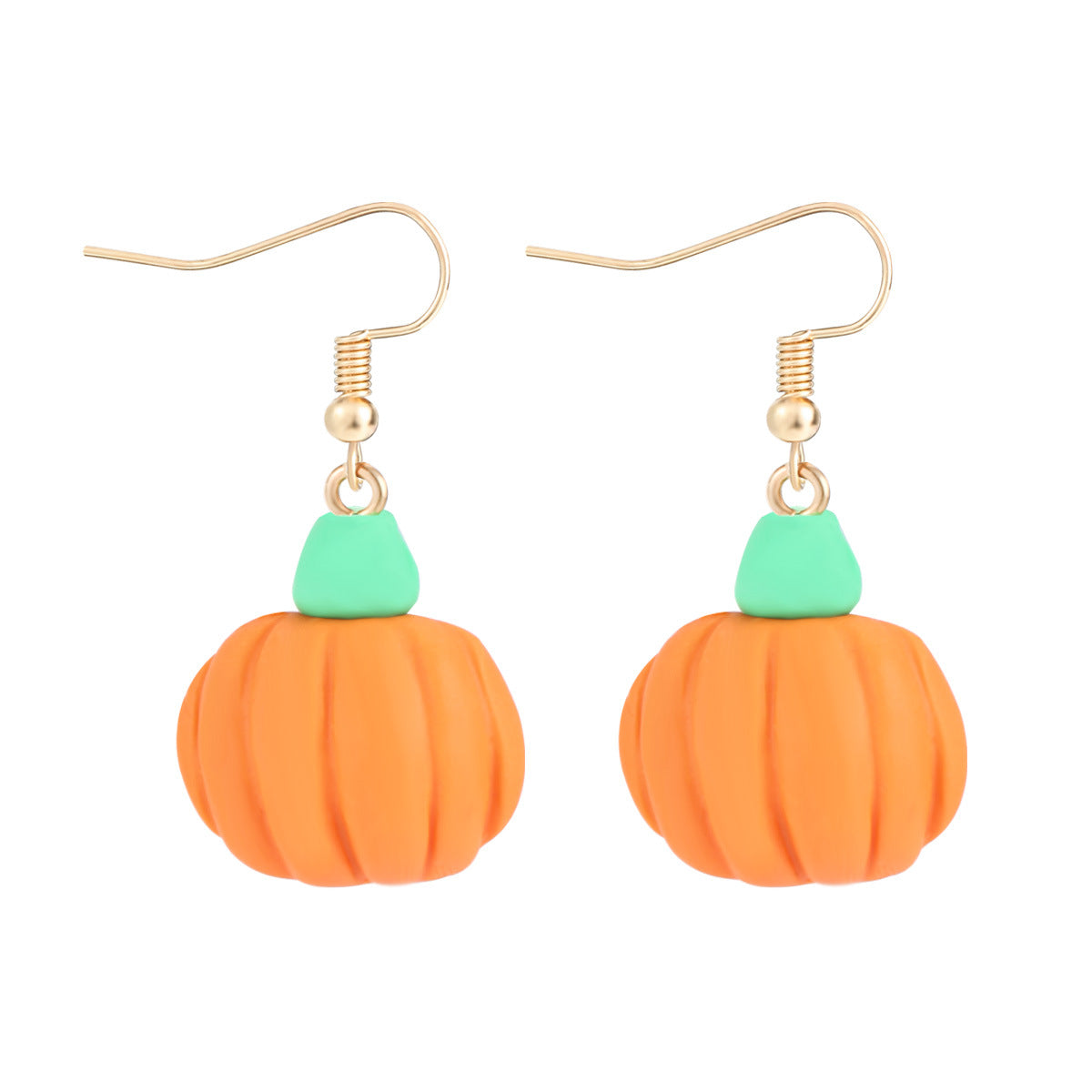 Wholesale Cartoon Alloy Oil Drop Thanksgiving Pumpkin Earrings ACC-ES-Bingl001