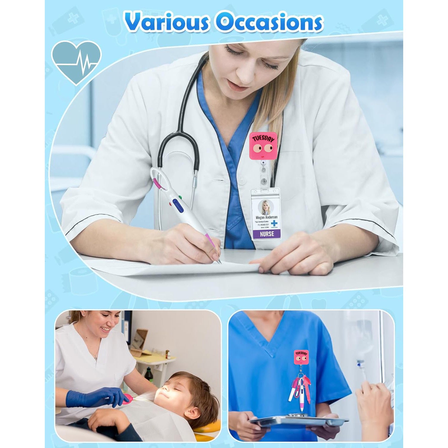 Wholesale Fun and Creative Nurse Badge Badge Reels