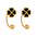 Wholesale  Light Luxury New Niche Four Love Combination Four-leaf Clover Ear Bone Earrings