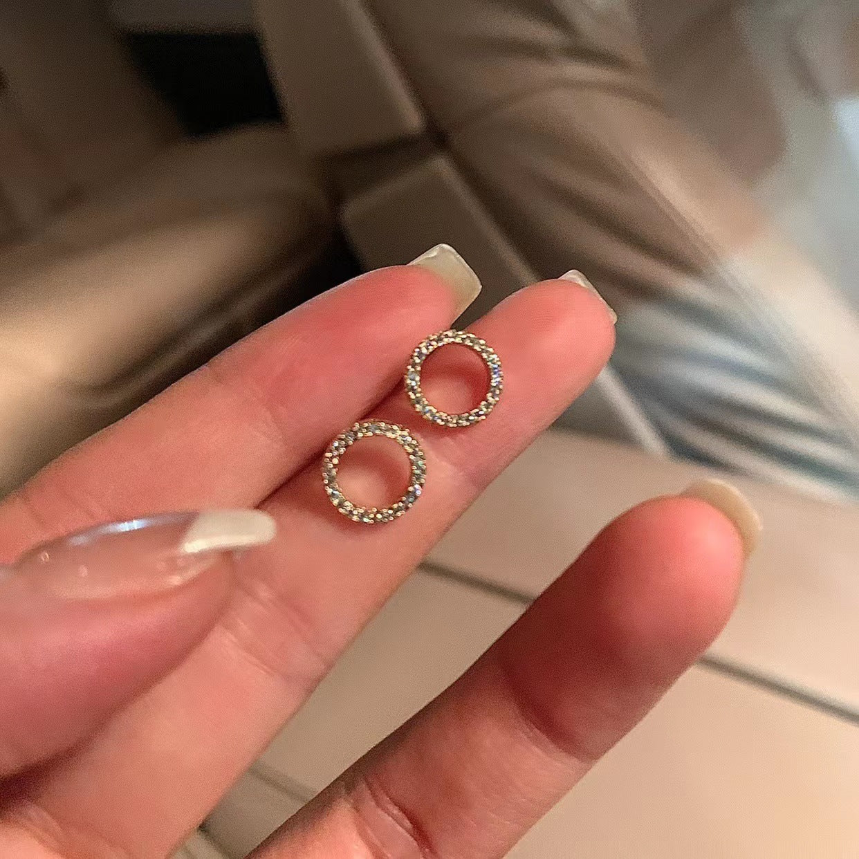 Wholesale  zircon fashion luxury earrings