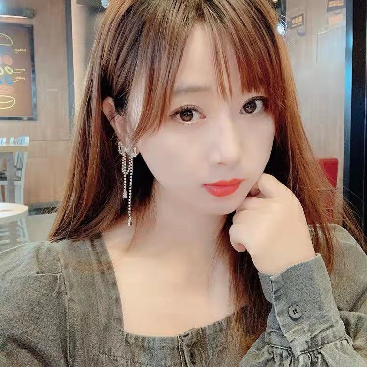 Wholesale S925 Silver Needle Tassel Earrings ACC-ES-Xiyue001