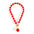 Wholesale Christmas Necklace  Chain Red Green White Beaded Necklaces