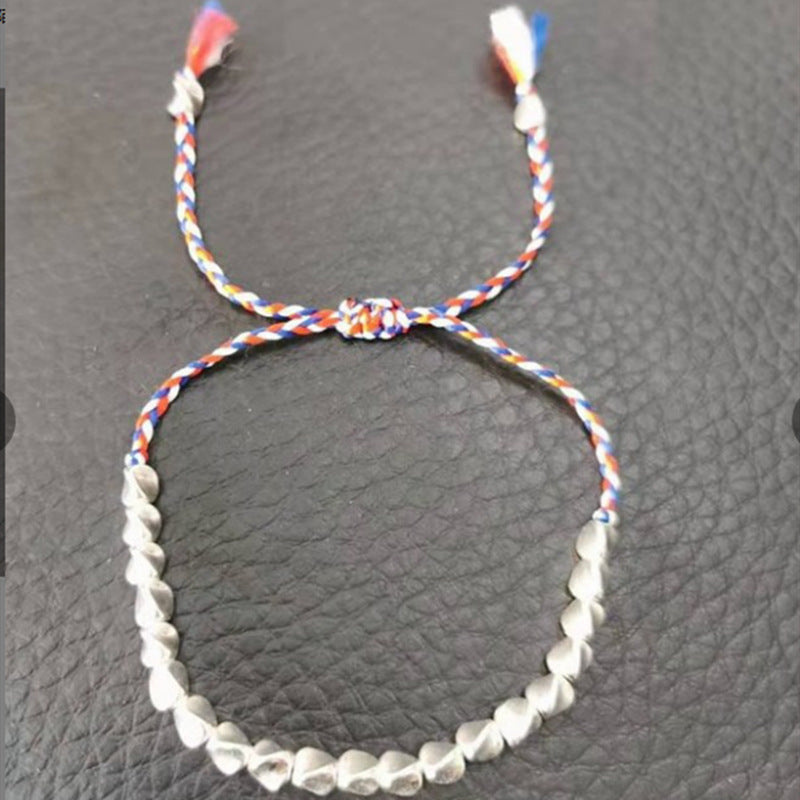 Wholesale 3pcs Braided Bracelet Special Shaped Beaded Tassel Bracelet ACC-BT-Pufei002