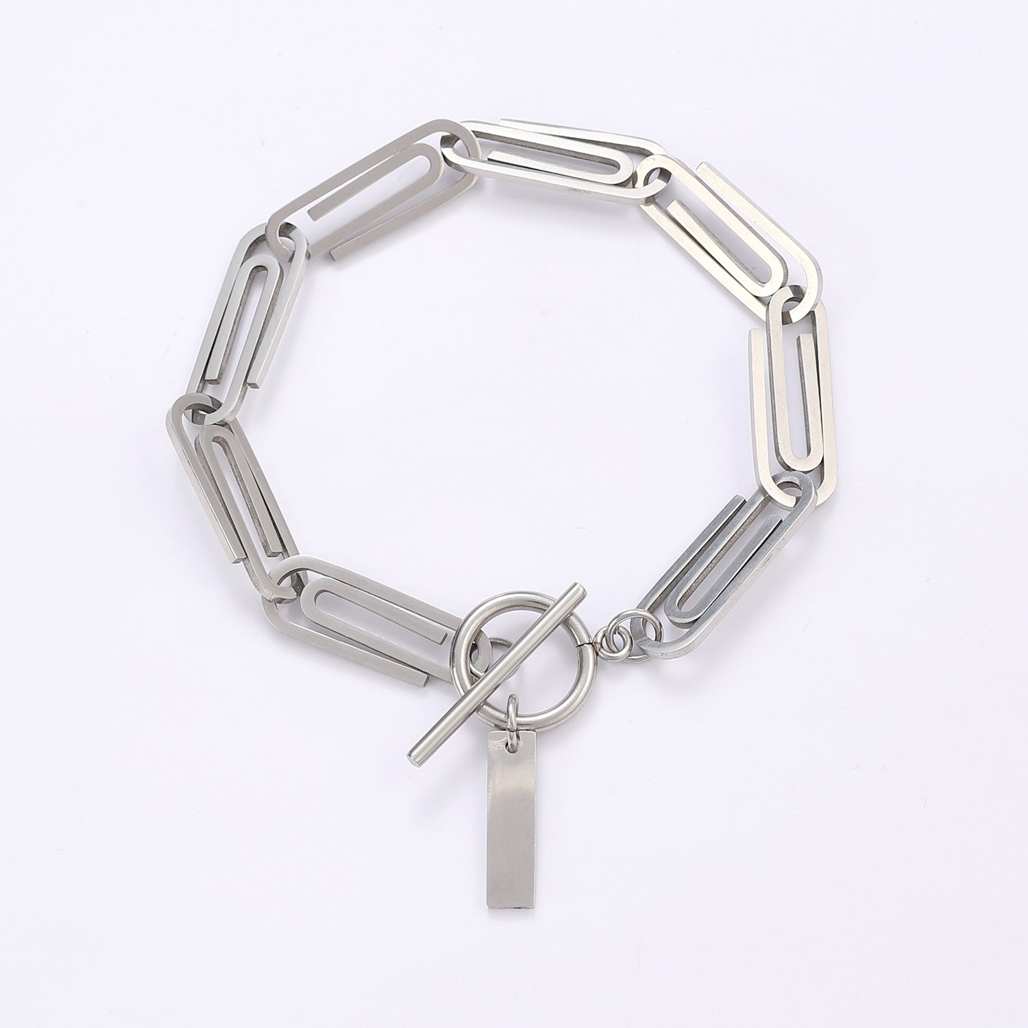 Wholesale Adjustable Titanium Steel Bracelet