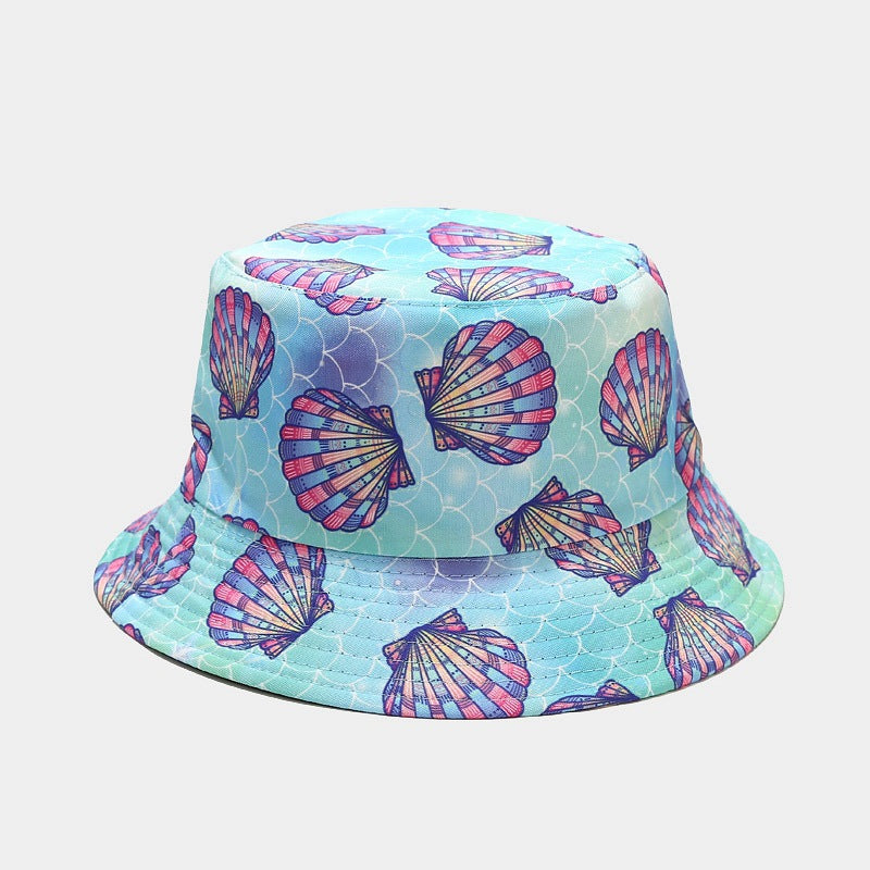 Wholesale Ocean Animal Pattern Double Sided Bucket Hat ACC-HT-LvYi008