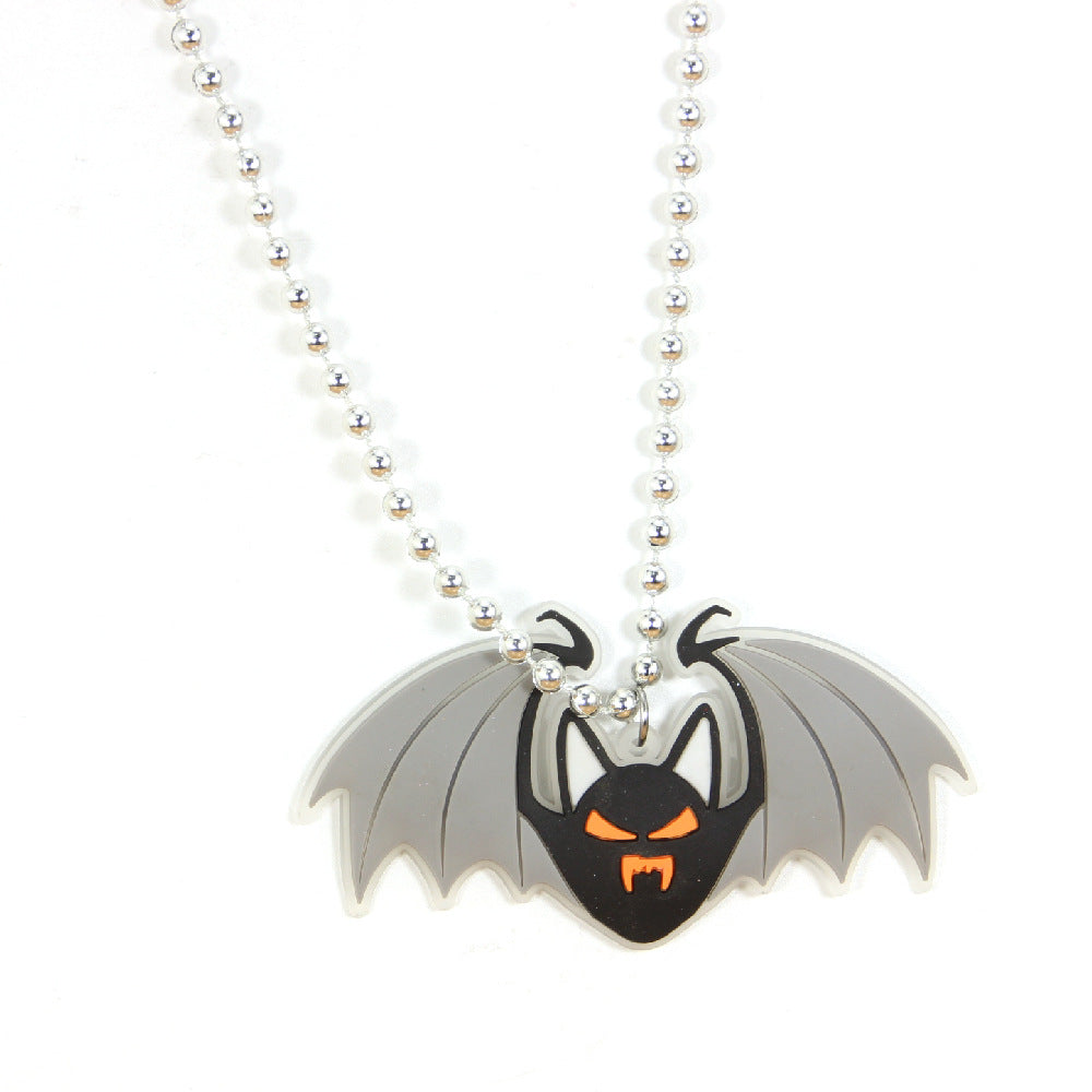 Wholesale Halloween Pumpkin Bat Necklaces ACC-NE-Shengh005