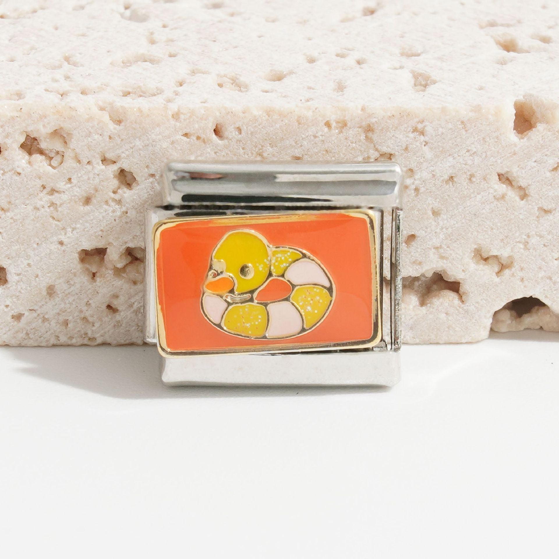 Wholesale Italian Charm Bracelet 9mm DIY Splicing Ocean Beach Stainless Steel Composable Bracelet