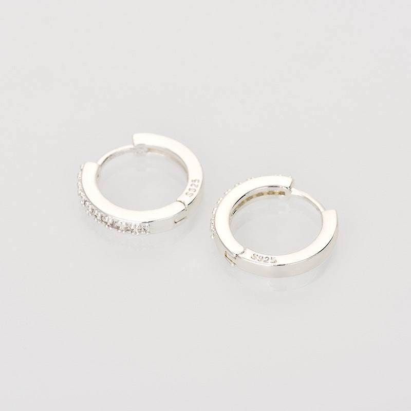 Wholesale Copper single row drill earrings