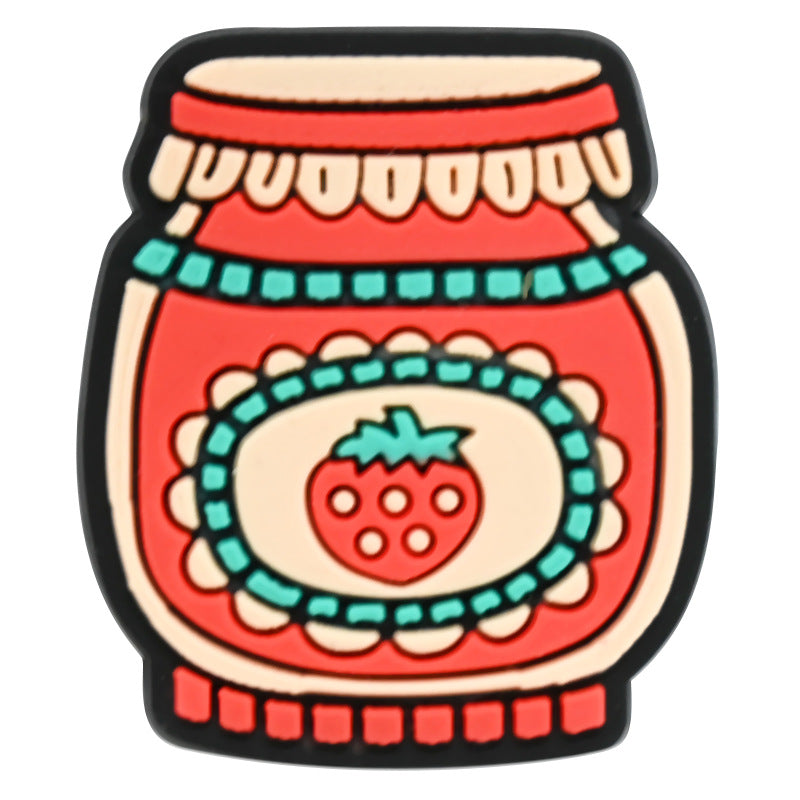 Wholesale Random 100pcs Cartoon PVC Soft Rubber Shoe Buckle Decoration ACC-SC-RYY070