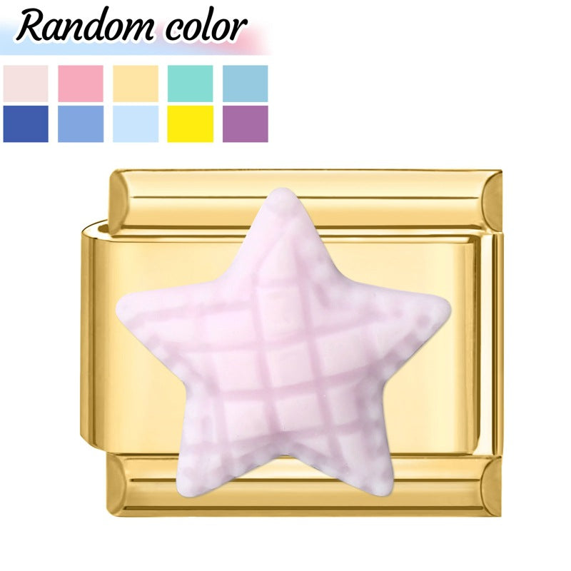 Wholesale Italian Charm Bracelet 9mm DIY Splicing Cute Creative Stainless Steel Composable Bracelet