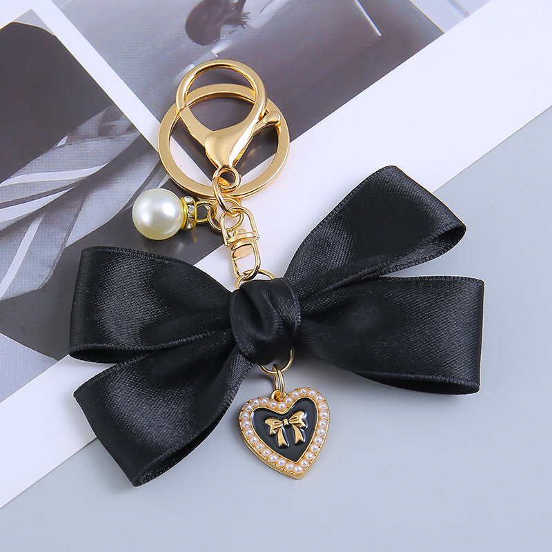 Wholesale Ribbon Bow Pendant Bag Keychain