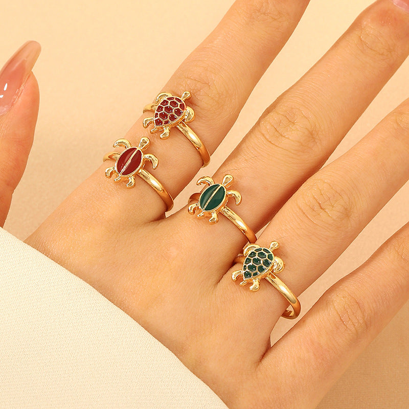 Wholesale Vintage Ring Turtle Sea Star Ring