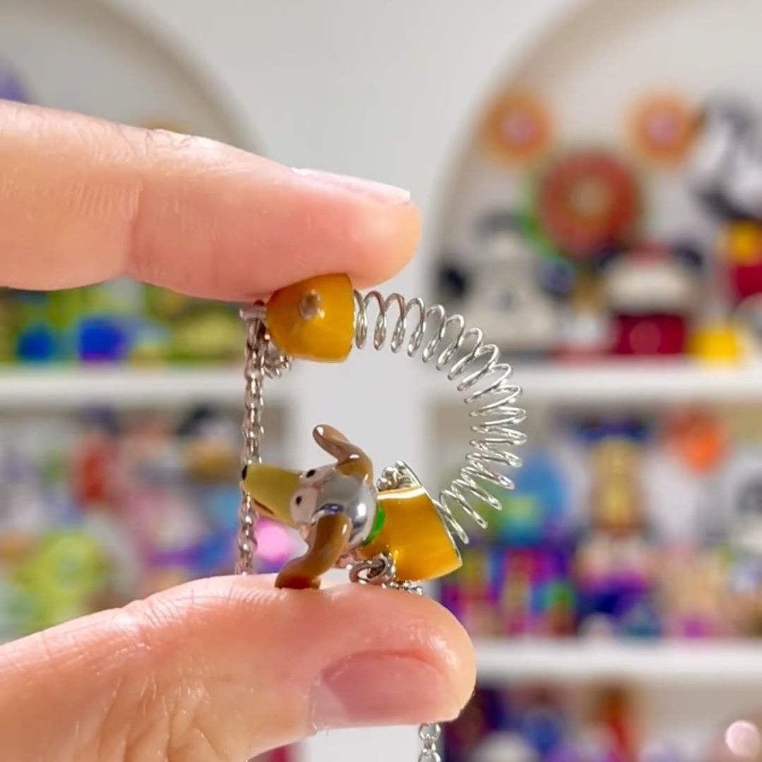 Wholesale  cartoon children's fun creative spring puppy necklace