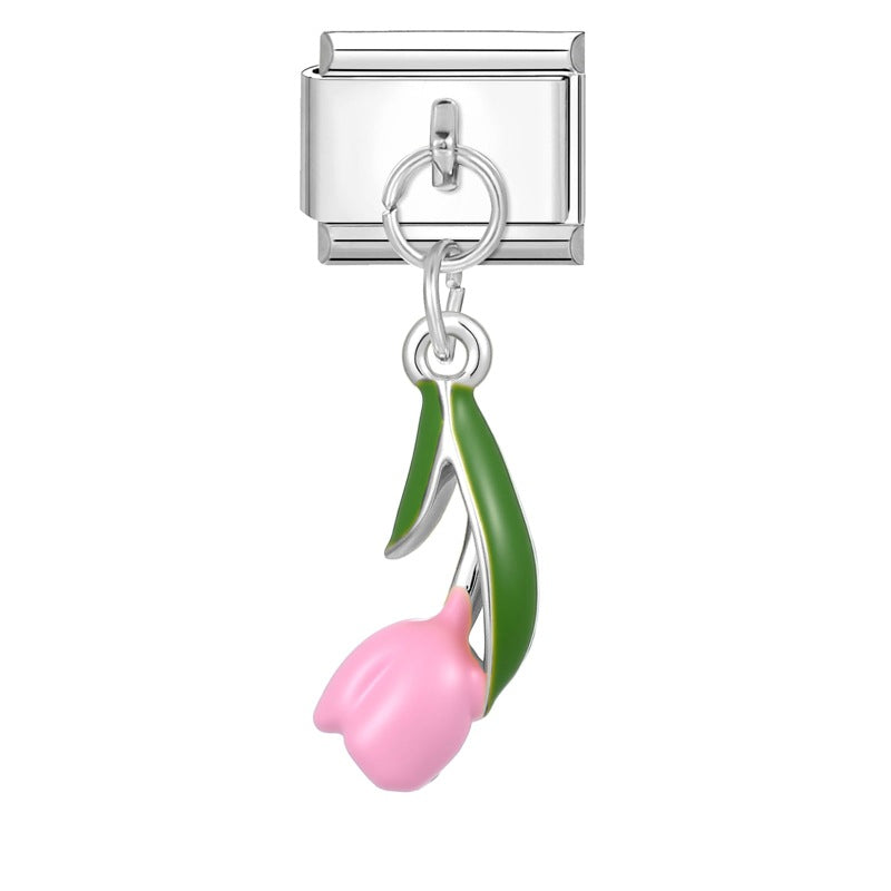 Wholesale Italian Charm Bracelet 9mm DIY Splicing Creative Pendant Stainless Steel Composable Bracelet